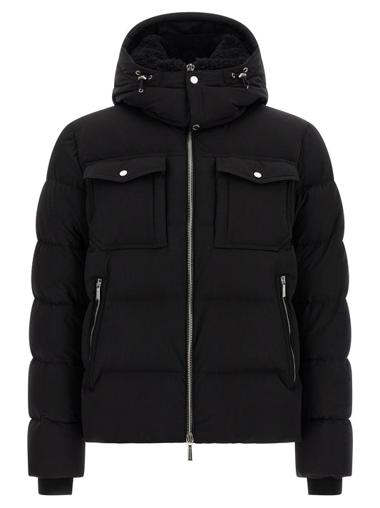 Moorer Alarick Bomber Jacket - Acqua Line