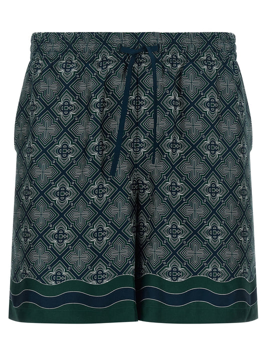Casablanca Radiating Monogram Shorts