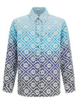 Casablanca Shacket Monogram Gradient Jacquard