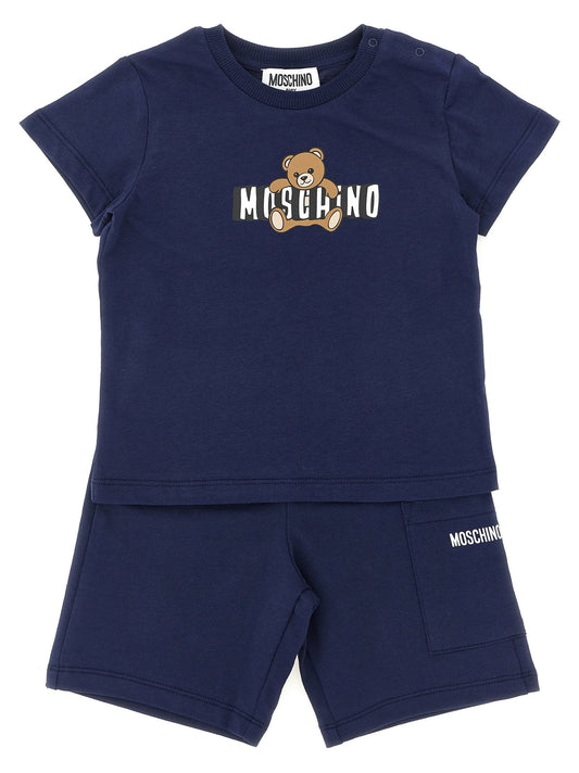 Moschino Baby Moschino Teddy Bear T-shirt + Bermuda Suits
