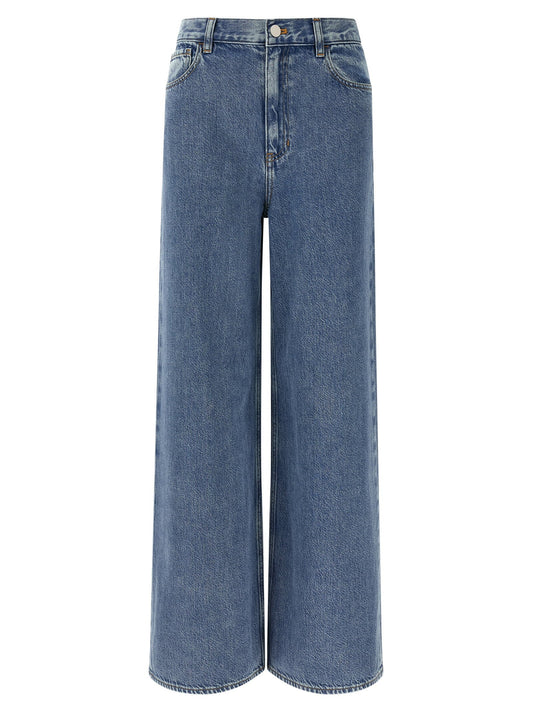Theory High-waisted Wide-leg Jeans