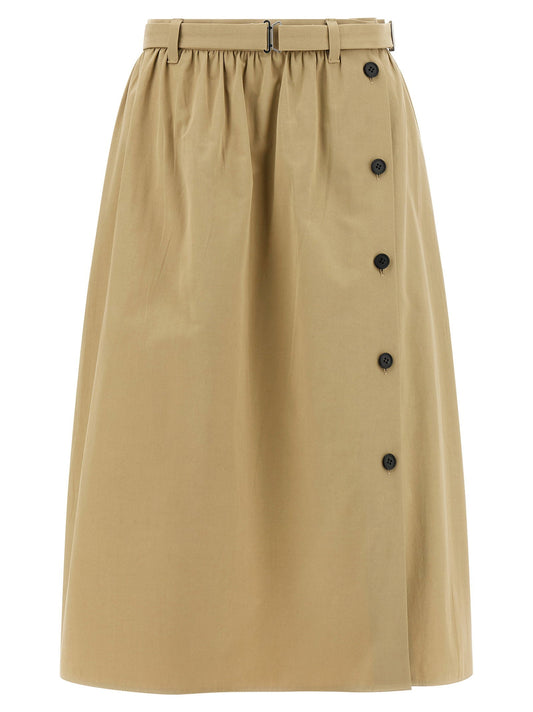 Prada Panama Old Cotton Skirt