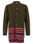 Comme Des Garçons Homme Plus Jacquard Insert Cardigan