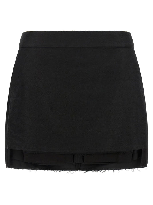 Rick Owens Fog Cutoff Skirt