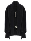 Rick Owens Hooded Medium Wrap Cardigan