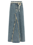 Maison Margiela Raw Hem Denim Skirt
