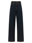 Mm6 Maison Margiela Raw Cut Waist Jeans