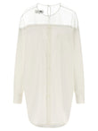 Mm6 Maison Margiela Tulle Insert Shirt