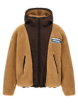 Dsquared2 Teddy Reversible Jacket With Logo Patch
