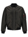 Dsquared2 Leather Bomber Jacket