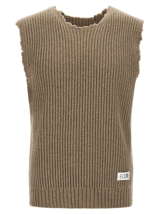 Mm6 Maison Margiela Numeric Signature Mm6 Vest