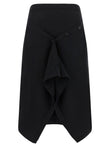 Lemaire Button Asymmetrical Skirt