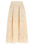 Elie Saab Carving Embroidery Skirt
