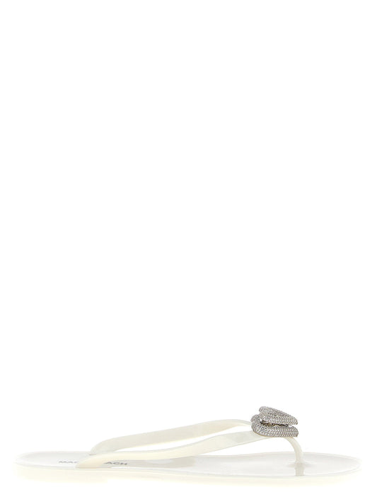 Mach & Mach Double Heart Sandals