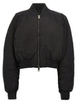 The Andamane Sierra Cropped Bomber Jacket