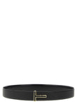 Tom Ford Logo Buckle Reversible Belt