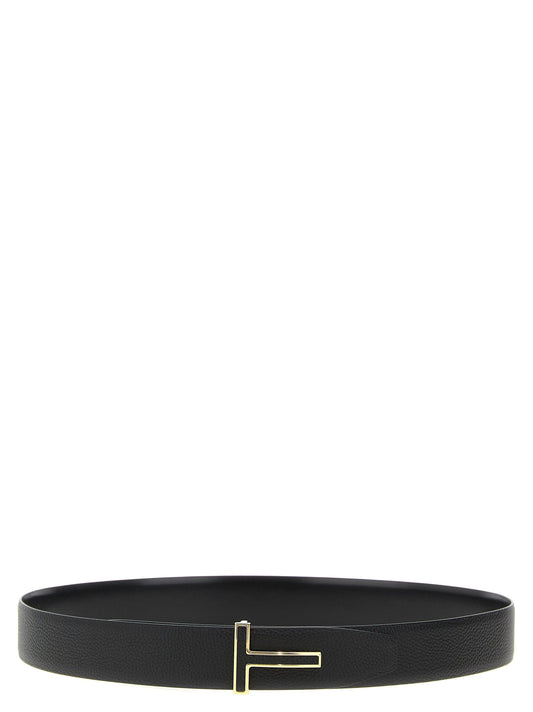 Tom Ford Logo Buckle Reversible Belt