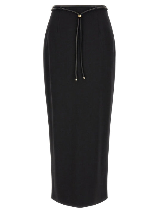 Agnona Skirt With Drawstring Belt