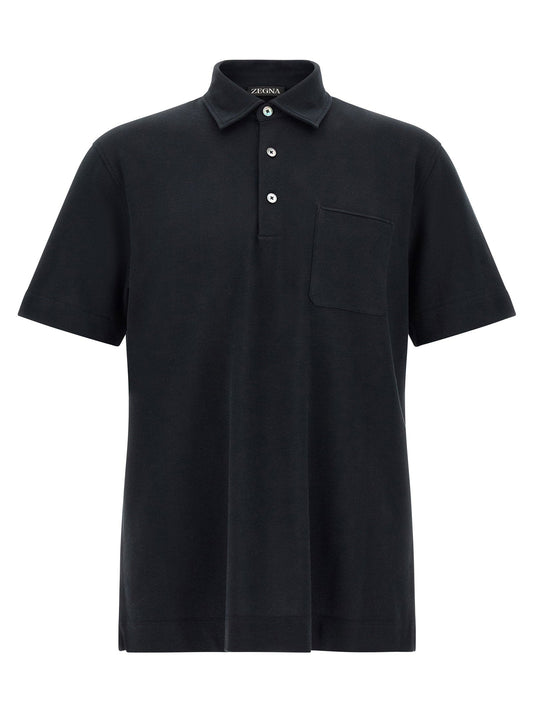 Zegna Polo Shirt With Pocket