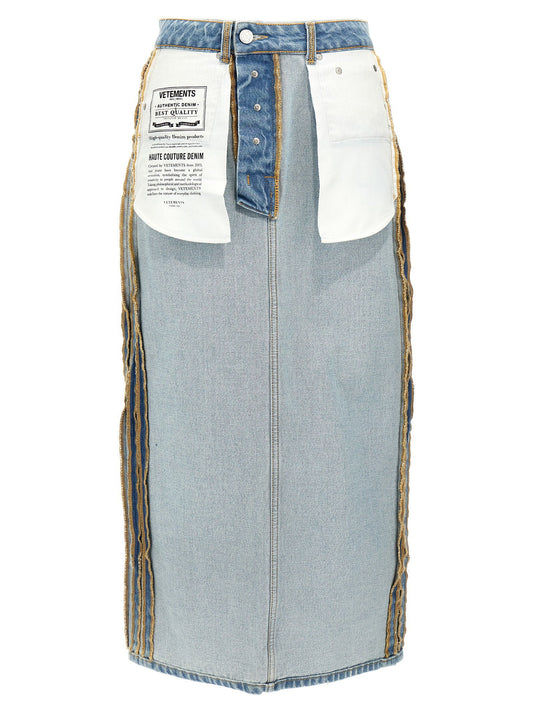 Vetements Inside-out Skirt