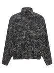 Darkpark Lee Bouclé Wool Bomber Jacket